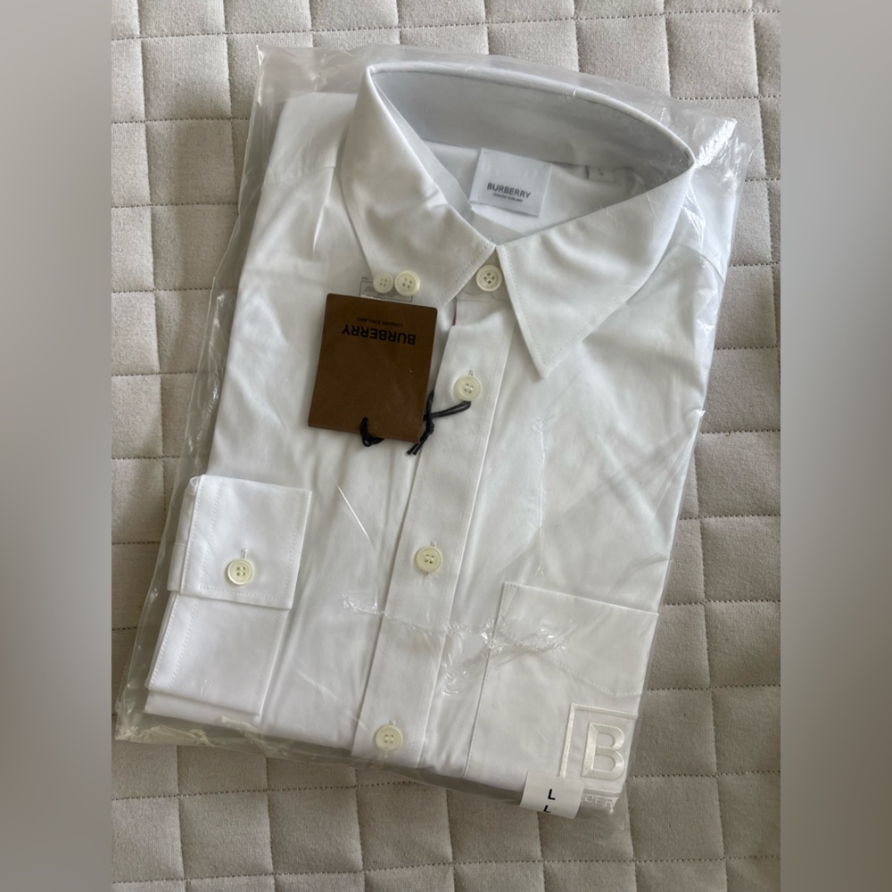 Burberry Chappel BBox - Men’s White Button-Up Shirt
